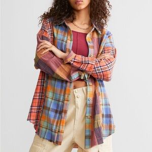 Gilded Intent Plaid Button Down Shirt